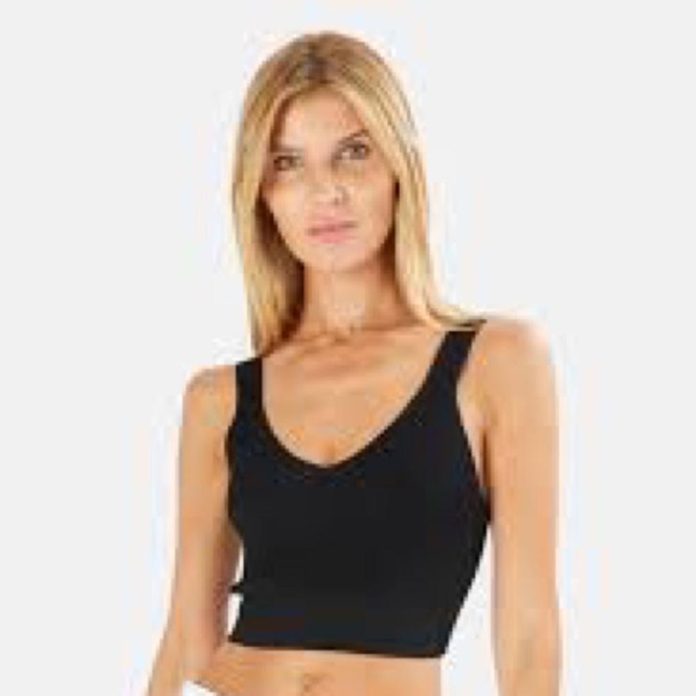 Re/Done 90s Rib Crop Tank